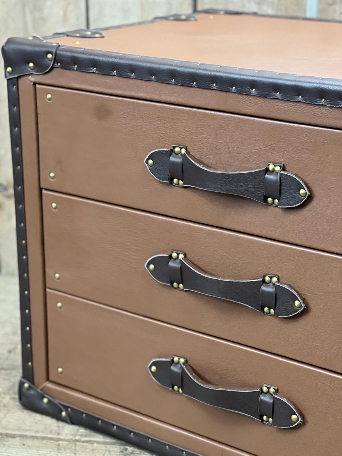 Nassau Leather Drawers