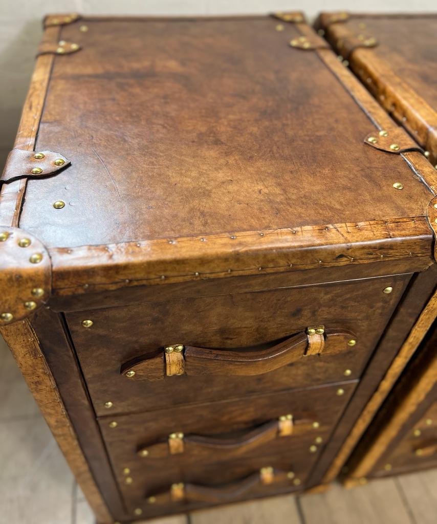 XL Mid Brown Bedside Tables
