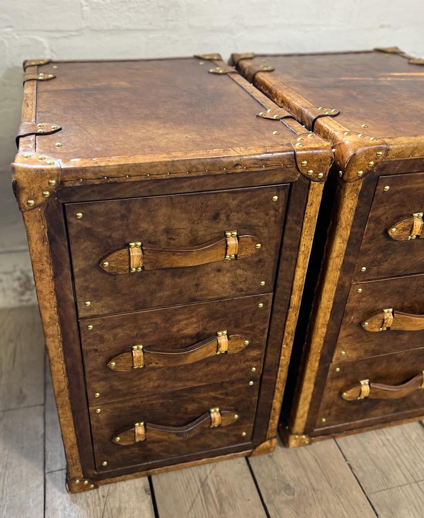 XL Mid Brown Bedside Tables