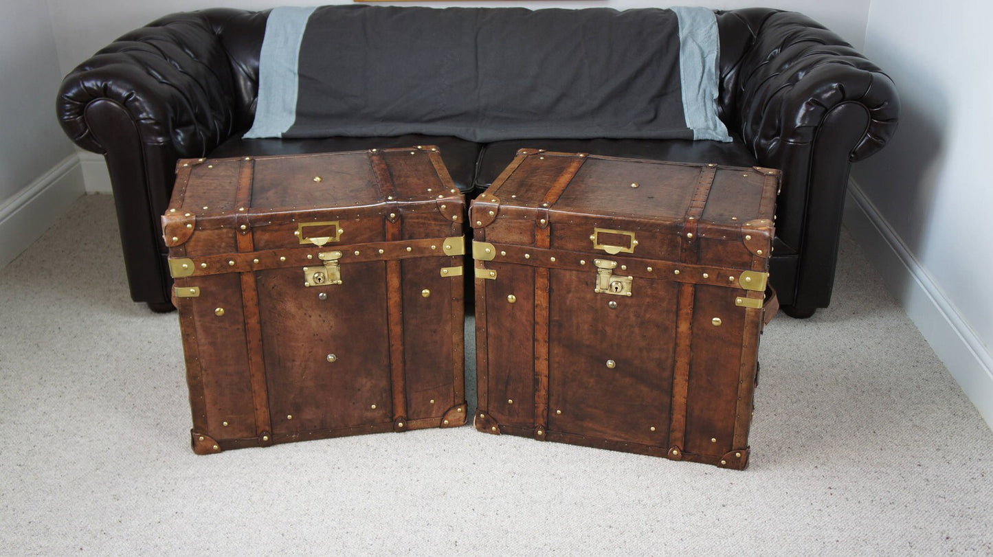 Leather Campaign Chests