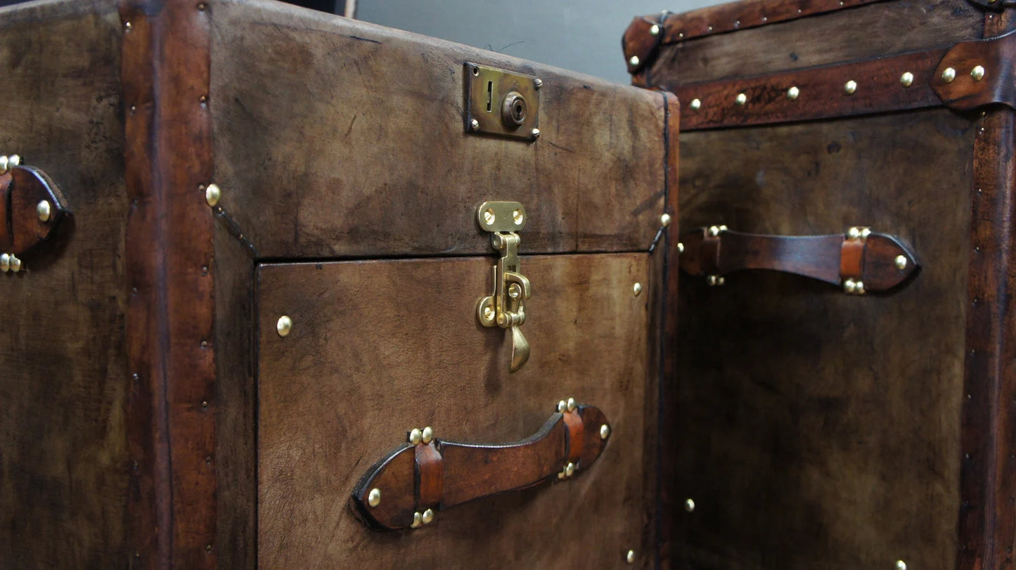Single Drawer Dark Tan Trunks