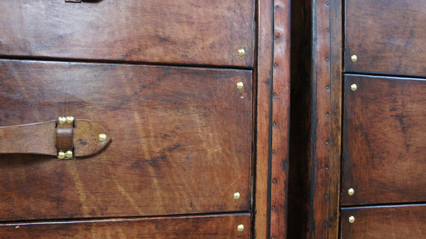 Rich Tan 3 Drawer Nightstands
