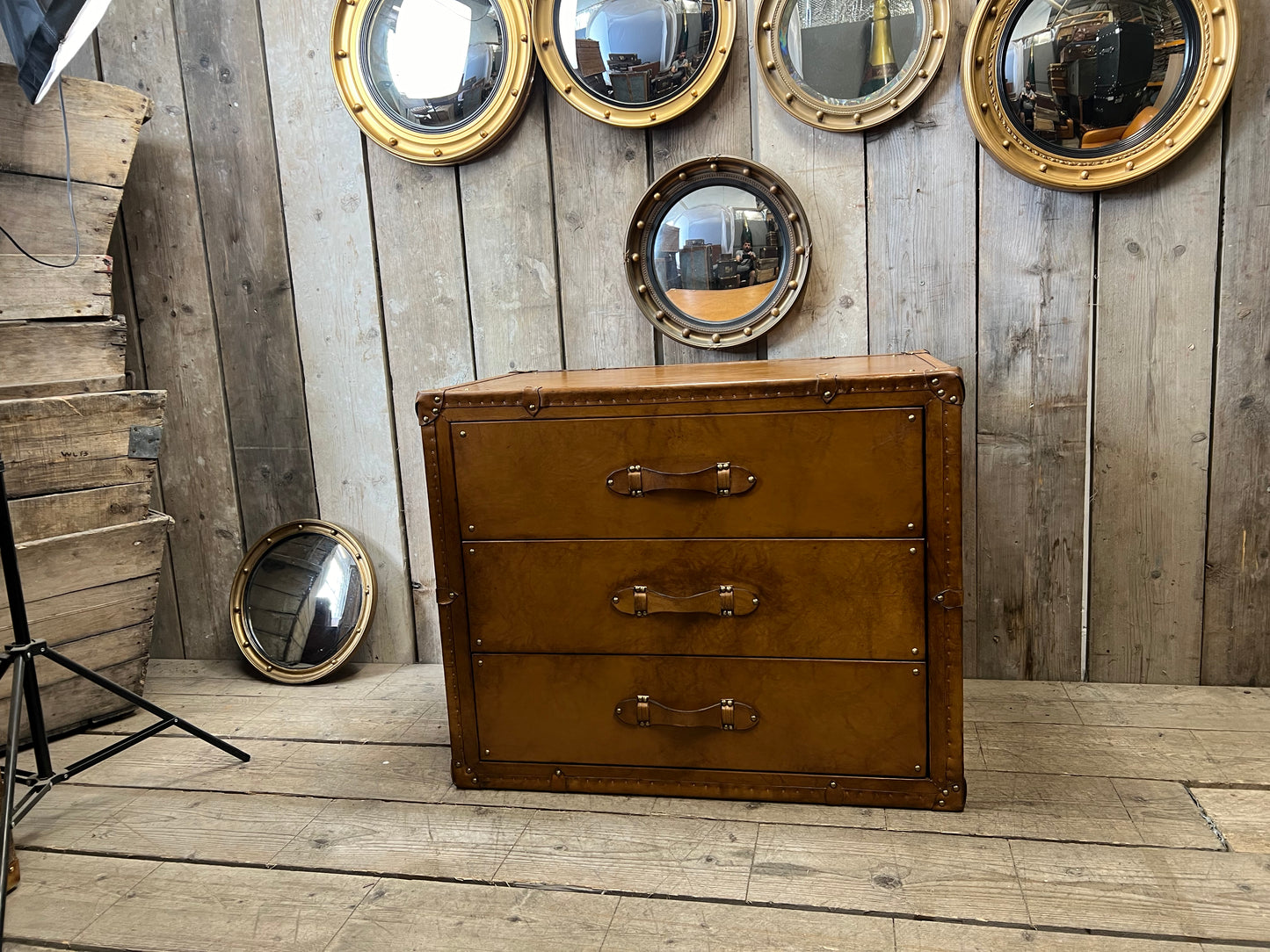 Triple Drawer Console