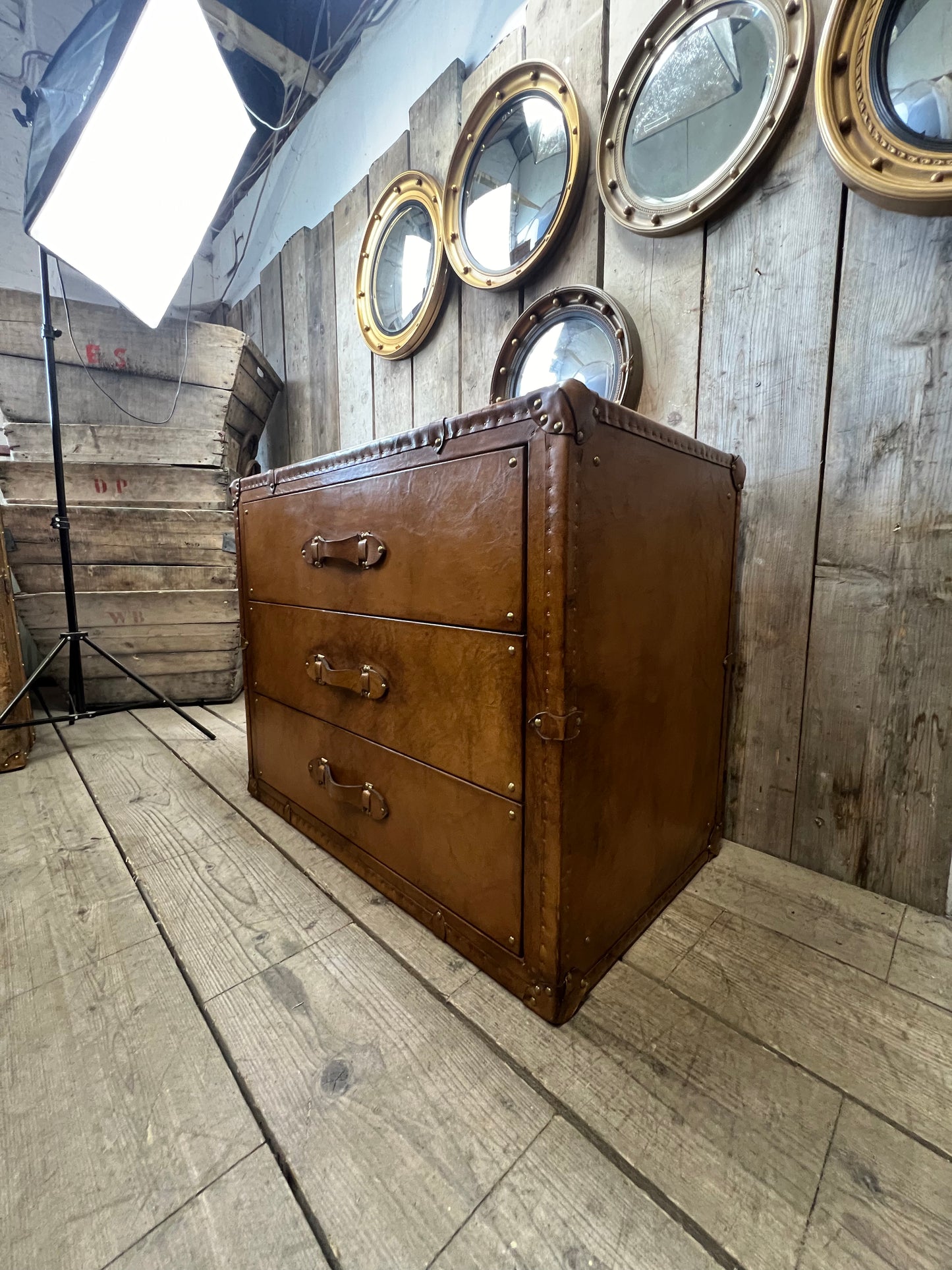 Triple Drawer Console