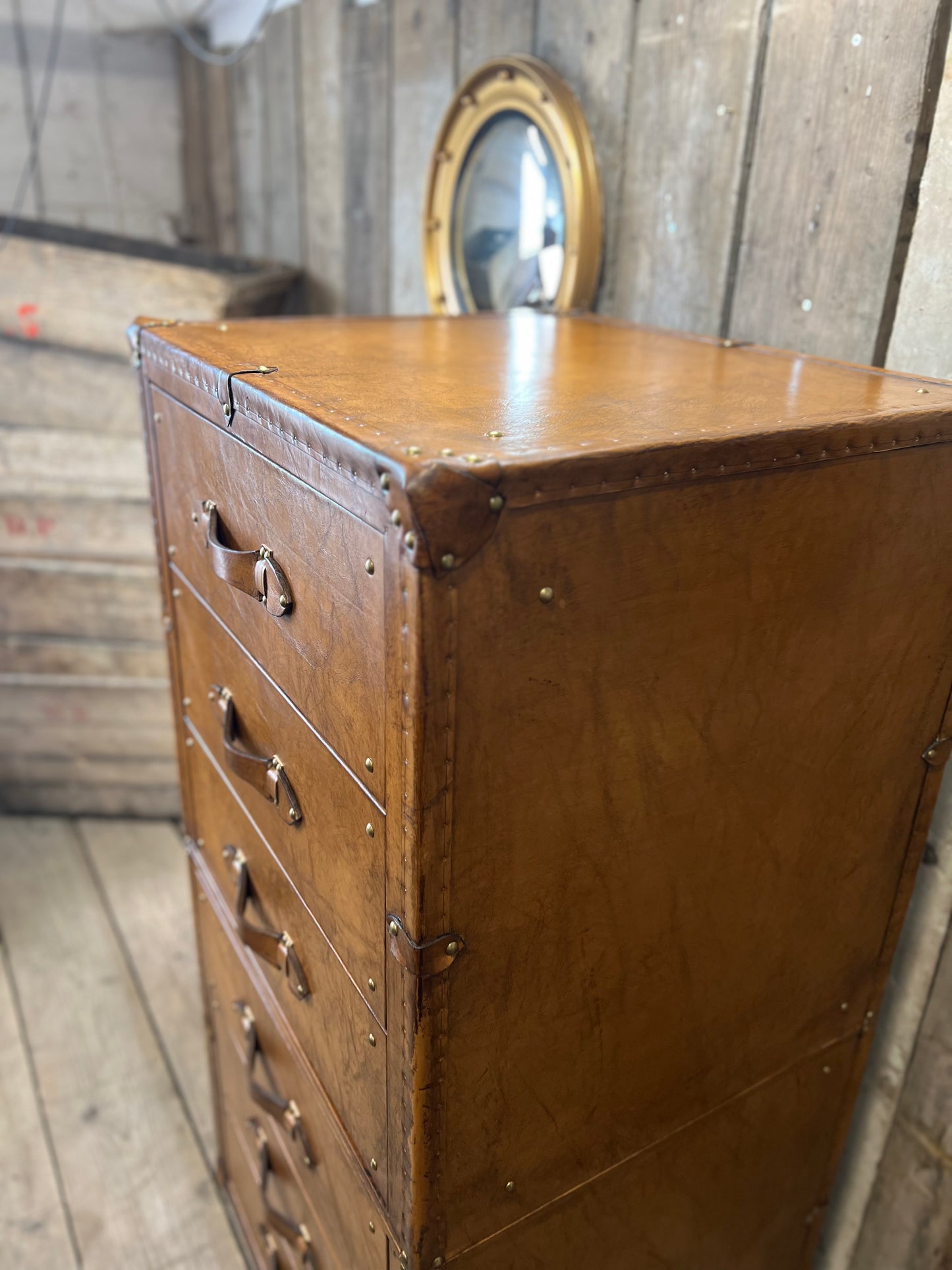 Tall Boy Dresser - In London Tan