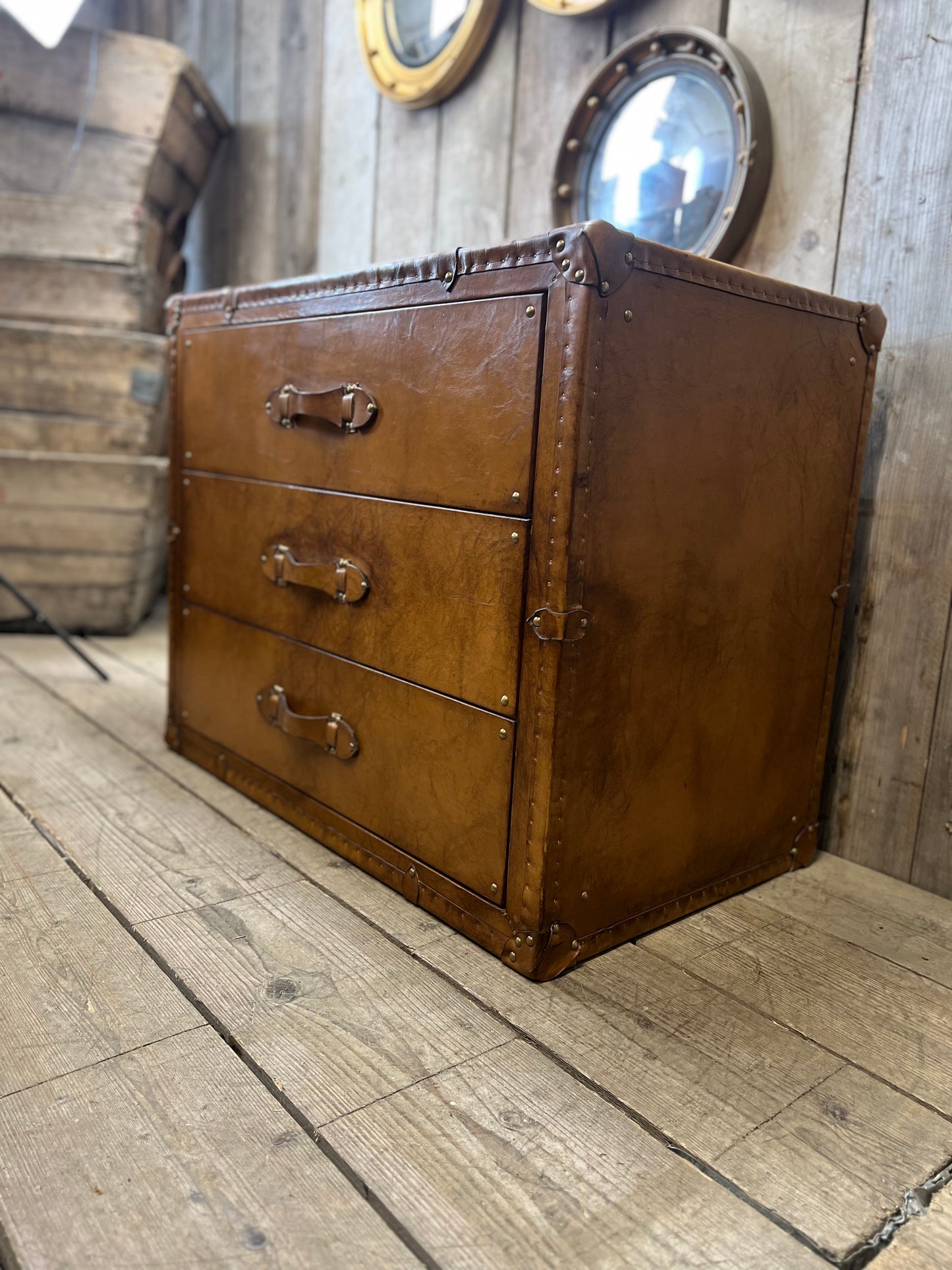 Triple Drawer Console