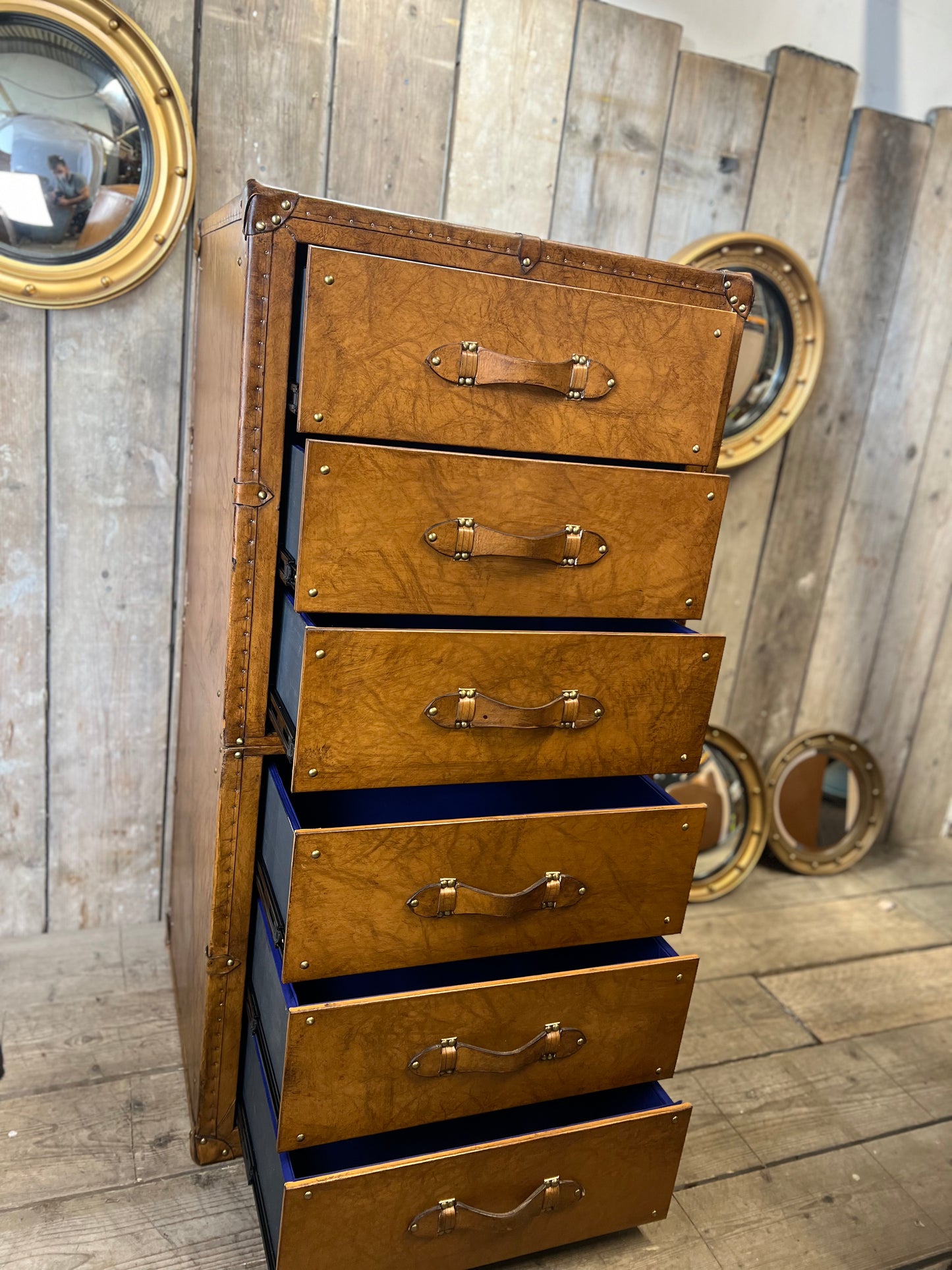 Tall Boy Dresser - In London Tan