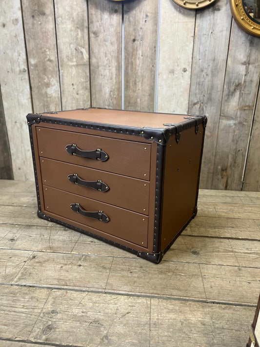 Nassau Leather Drawers