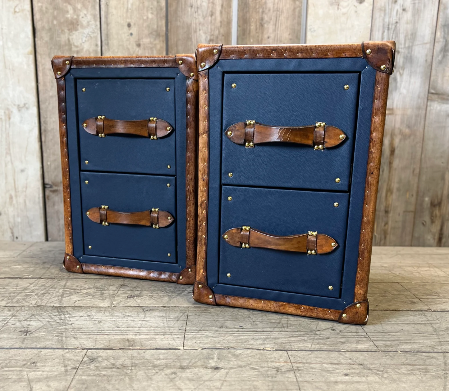 Pebble Blue Occasional Night Stands