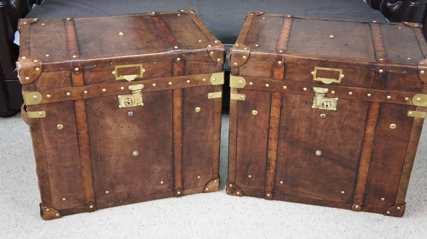 Leather Campaign Chests